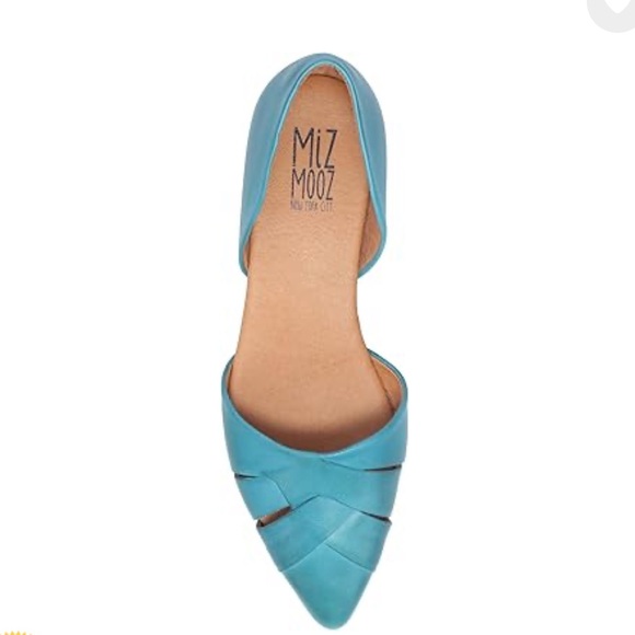 Miz Mooz Shoes - Miz Mooz Jade Pointed Toe Leather Ballet Flats Size 41 9.5-10 NEW